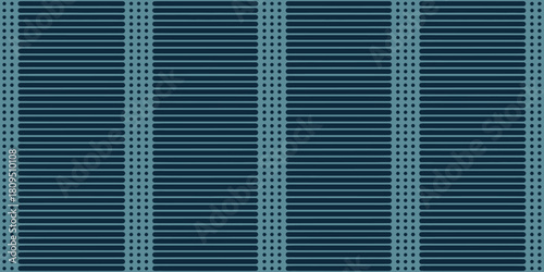 A repetitive pattern of dark blue horizontal lines with light blue dotted vertical stripes on each side