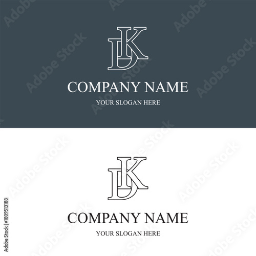 dk logo initial letter luxury royal logo. template symbol. modern golden luxury logo. abstract monogram vector letter mark brand fashion.