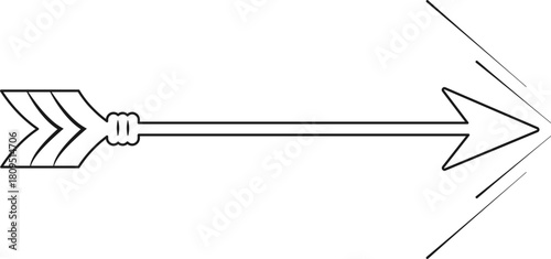 목표를 향해 날아가는 화살