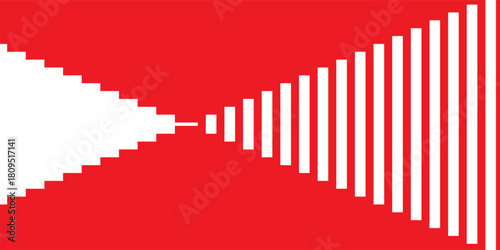 The red squares are stacked in many layers.