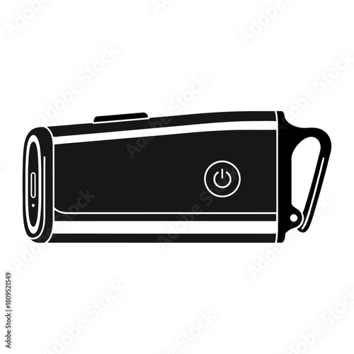 Portable power bank device icon isolated on white background, Vector, illustration