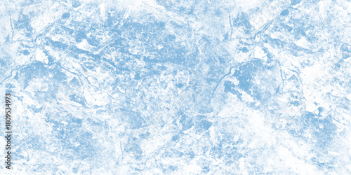 Abstract light blue grunge paint wall texture background, resembling frosty ice or watercolor marble. frosted, icy appearance with scattered speckled details and smooth blended tones. scratch wall. 