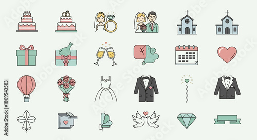 Camping gear icons: tent, fire, backpack, sleeping bag, compass, map, thermos, flashlight, axe, chair, table, stove.