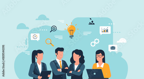 Camping gear icons: tent, fire, backpack, sleeping bag, compass, map, thermos, flashlight, axe, chair, table, stove.