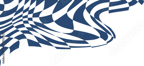 Checkered Flag Corner Decoration 