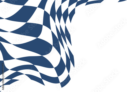 Checkered Flag Corner Decoration 