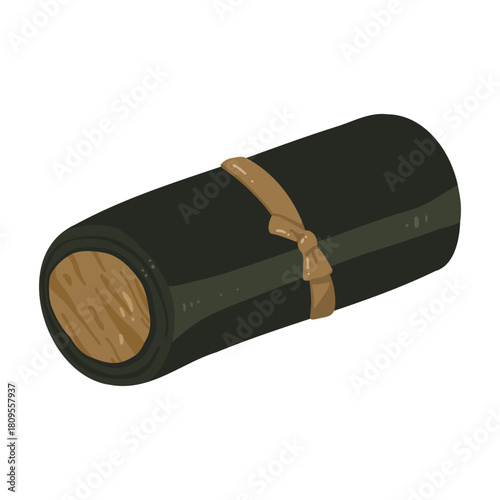 昆布巻きのイラスト(横向き)