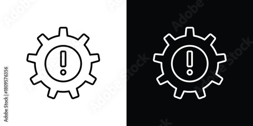 Project Development icon eps. thin, line, outline and stroke style set
