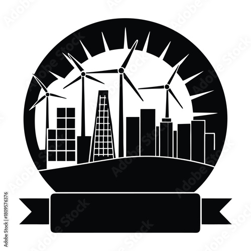 illustration of a house with solar panels