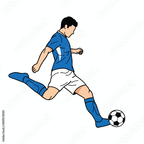 Man Playing Soccer
