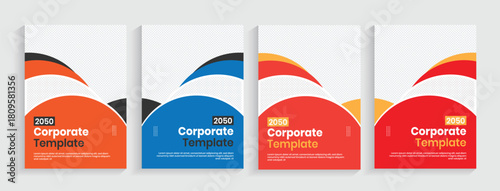 Document cover design, brochure cover design, corporate business report cover template, good for annual report, booklet, or proposals