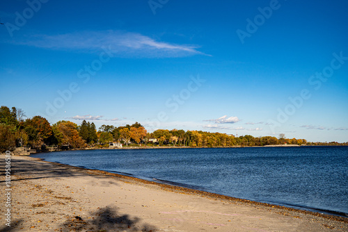 Photography View of Marie Curtis Park Beach in Toronto.