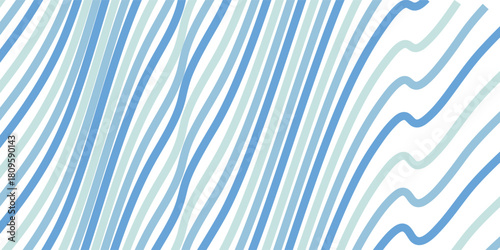 Background with a slanted, diagonal stripes, lines. Different shades of blue color.