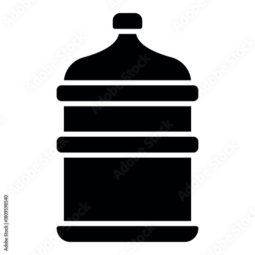 Water Gallon Icon Template – Clean Minimal Vector Design