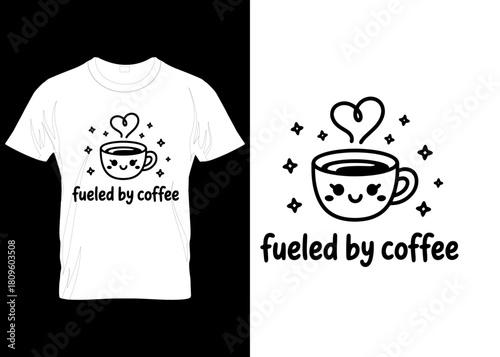 creative coffee cup mug vector custom modern style tshirt design template elements design 