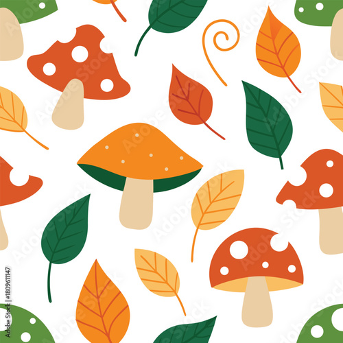 Maximalist fantasy tree canopy pattern with symmetry