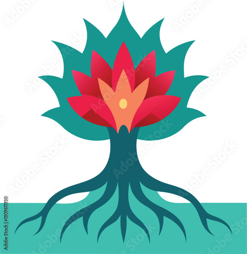 Maximalist honeycomb world pattern with golden structure