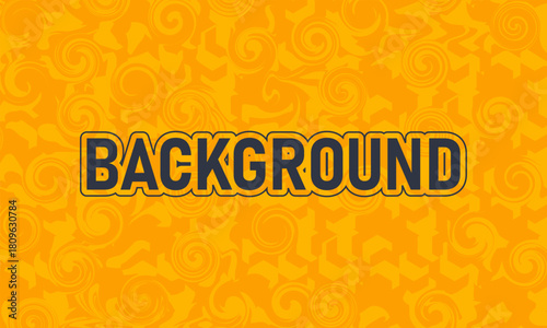 Modern style abstract background Template, yellow, and dark yellow mixed shape, white colors text. Trendy geometric abstract design.