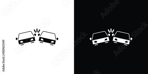 Accident icon design element for website and app ui design projects