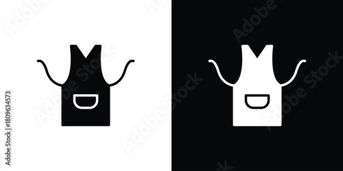 Apron icon design element for website and app ui design projects