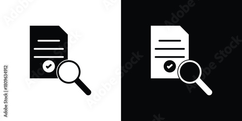 Audit icon design element for website and app ui design projects