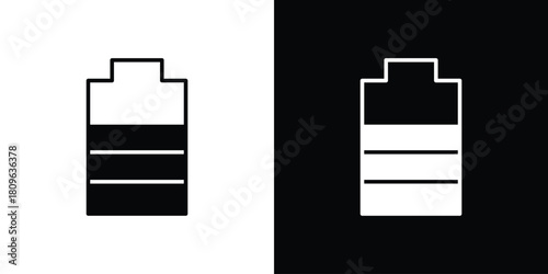 Battery icon design element for website and app ui design projects
