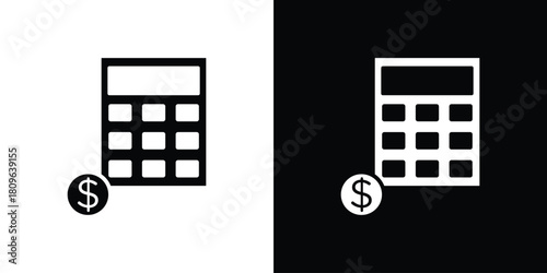 Budget icon design element for website and app ui design projects