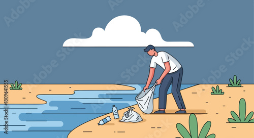 A woman in a jacket and helmet rides a vintage green scooter on a pink sidewalk beside a beige background