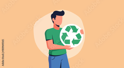 A person sketches a simple landscape, sitting on the floor with a large notebook and pencil, against a soft green backdrop