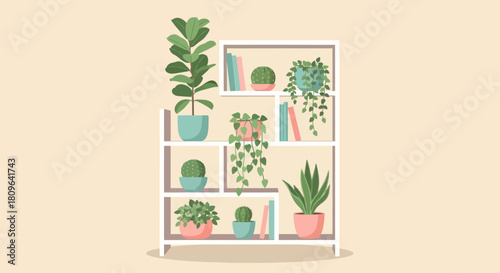 A young man with dark hair, in a light blue hoodie, beige pants, white shoes, holding a skateboard. Background is peach