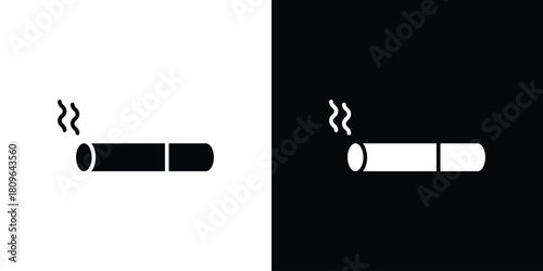 Cigarette icon design element for website and app ui design projects