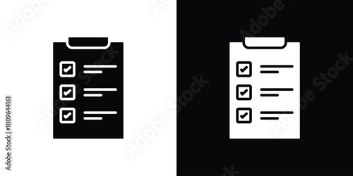 Clipboard icon design element for website and app ui design projects