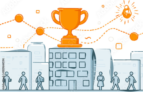 Gamified Corporate Wellness: Team Award in the City