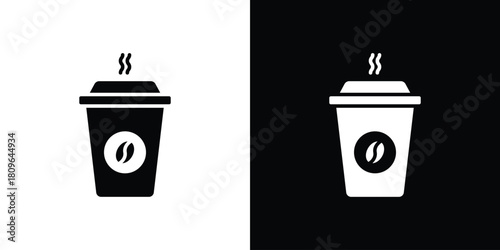 coffee cup icon design element for website and app ui design projects