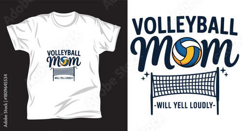 volleyball vector graphic t shirt design print.