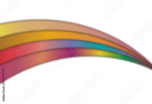 Colorful Abstract Wave Background PNG | Gradient Flow Ribbon Design