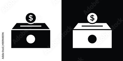 Donations icon design element for website and app ui design projects