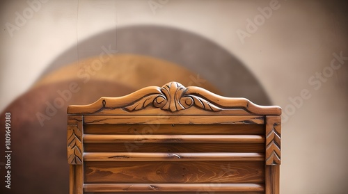 Abstract Cedar Chest background with rich reddish-brown tones, textured flowing curves, and warm earthy gradients creating a bold, rustic aesthetic