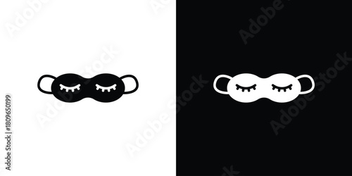 Eye mask icon design element for website and app ui design projects