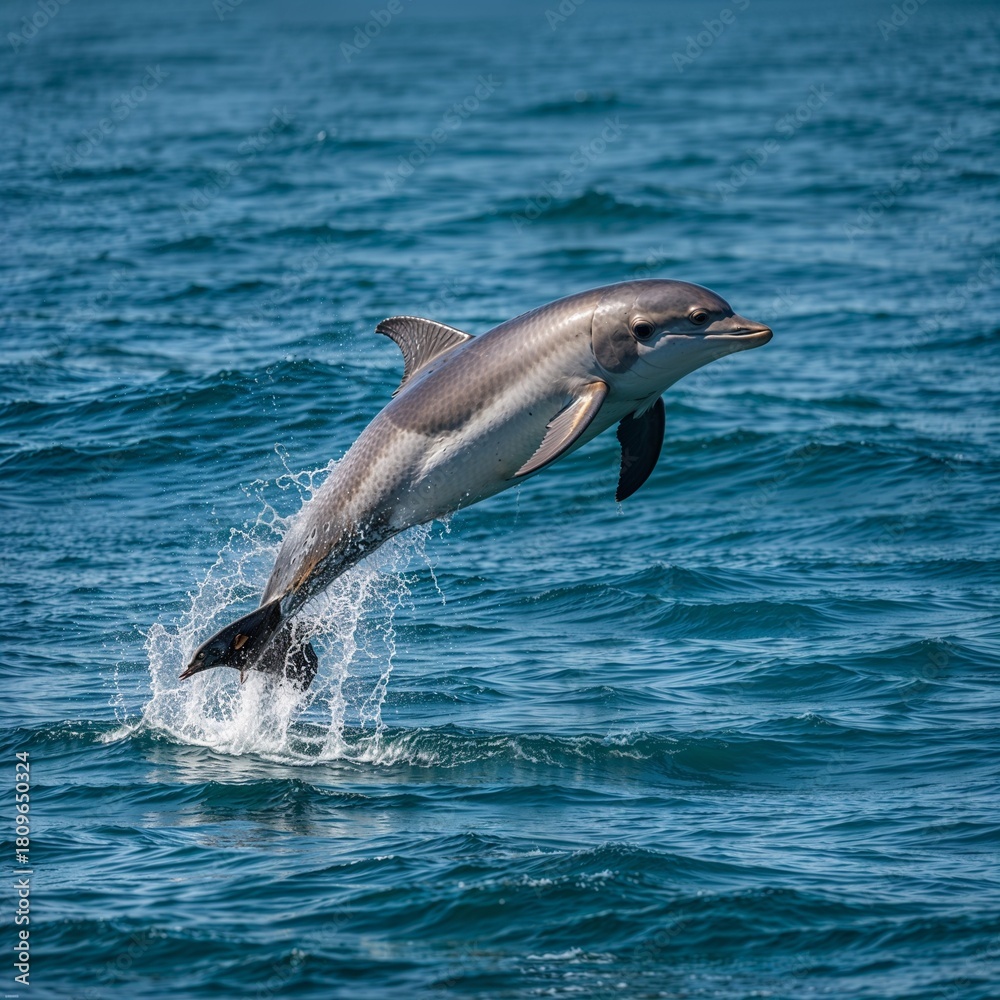 Fototapeta premium dolphin jumping out of water