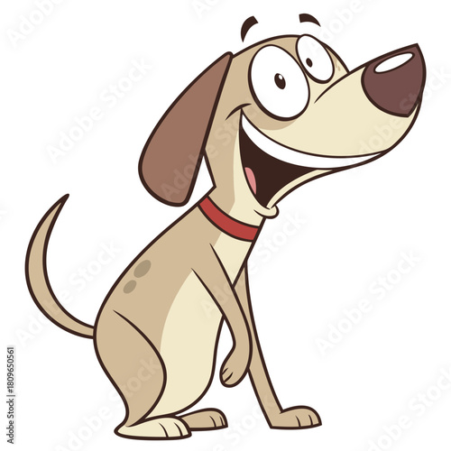 Cartoon funny dog