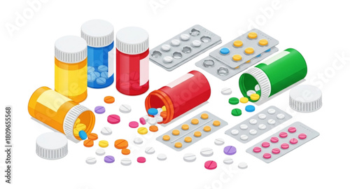 medical pills and tablets