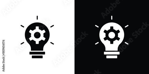 Innovation icon design element for website and app ui design projects
