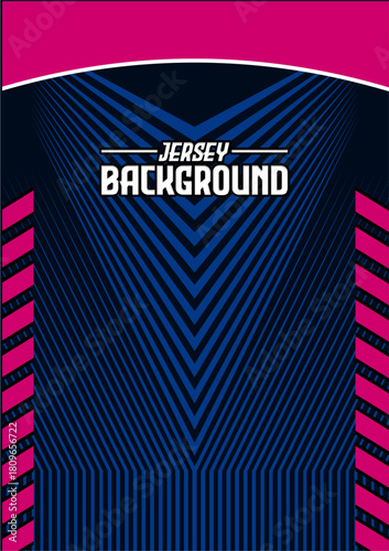 Dark blue jersey with pink cyber lines and tight linear textures showcasing a futuristic sporty mood.
