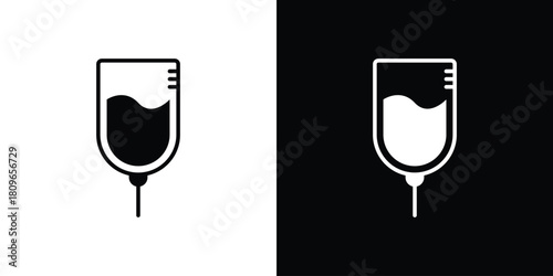 IV drip icon design element for website and app ui design projects