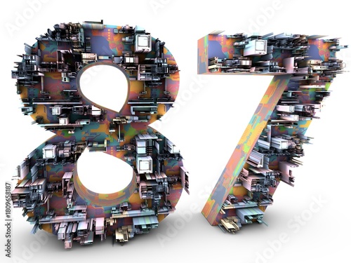 Zahl siebenundachtzig technisch