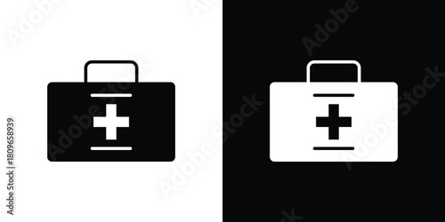 Medical kit icon design element for website and app ui design projects