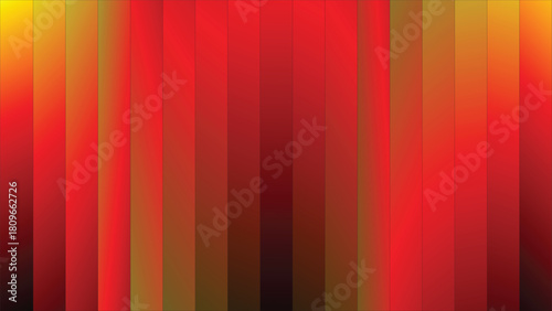 Vibrant abstract background with vertical stripes in red, yellow, and black hues