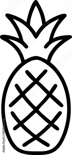 Tribal black and white vector art drawing of a Japanese kanji character design symbol