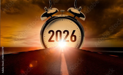 Vintage Wecker mit Schrift 2026